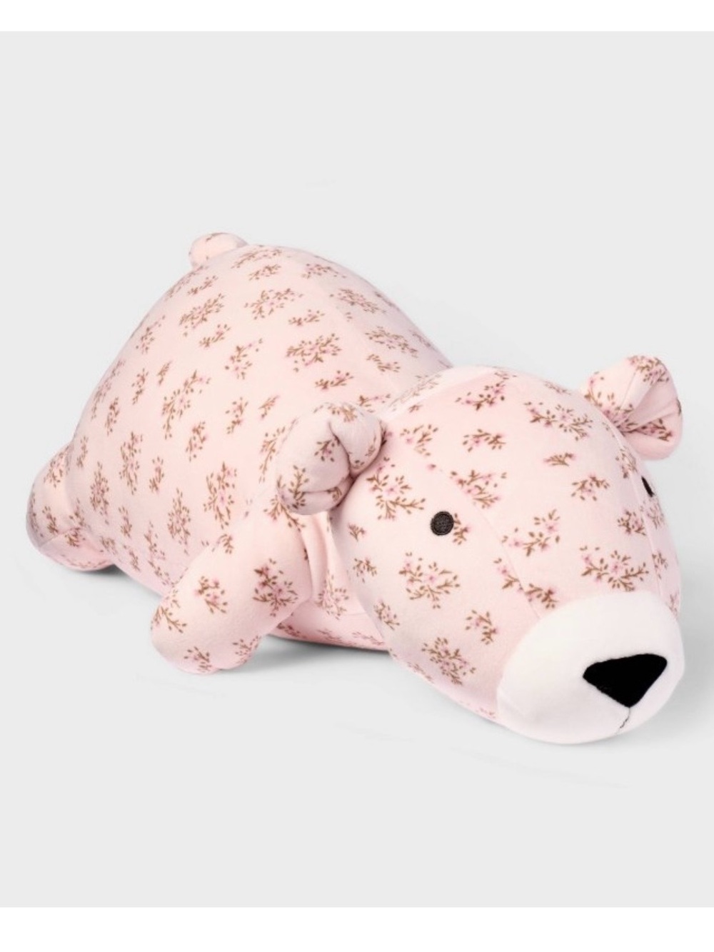 Hollister x Target Collab Pink Floral Bear Weighted Plush